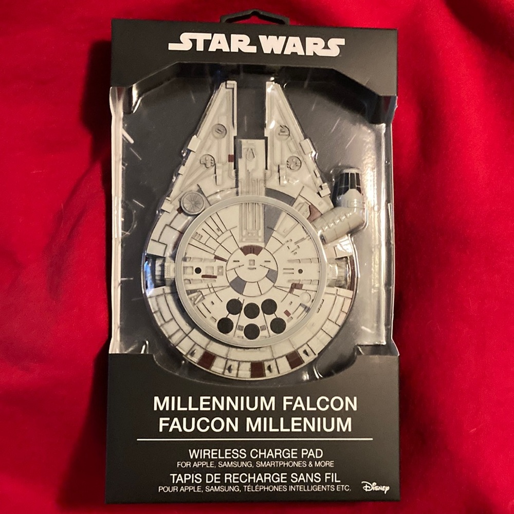 Star Wars millennium falcon wireless charge pad